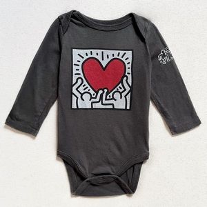 GAP Keith Haring Baby 100% Organic Cotton Graphic Bodysuit